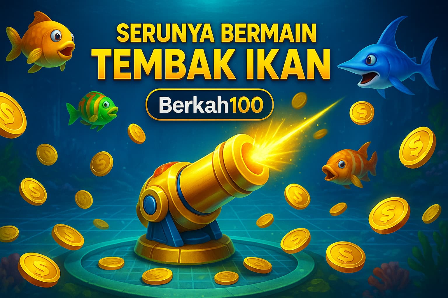 Serunya Bermain Tembak Ikan di Berkah100